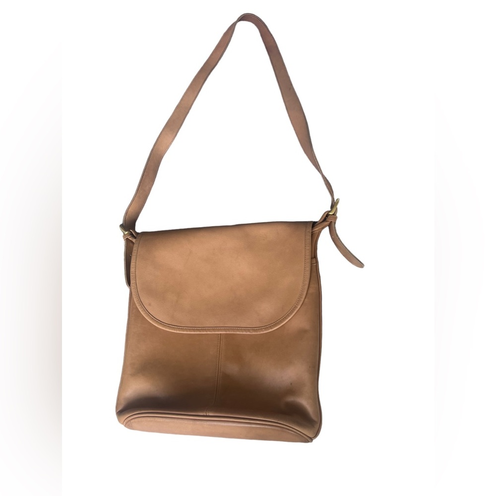 Vintage Tan Leather Coach Bag - Whitney Shoulder Bag